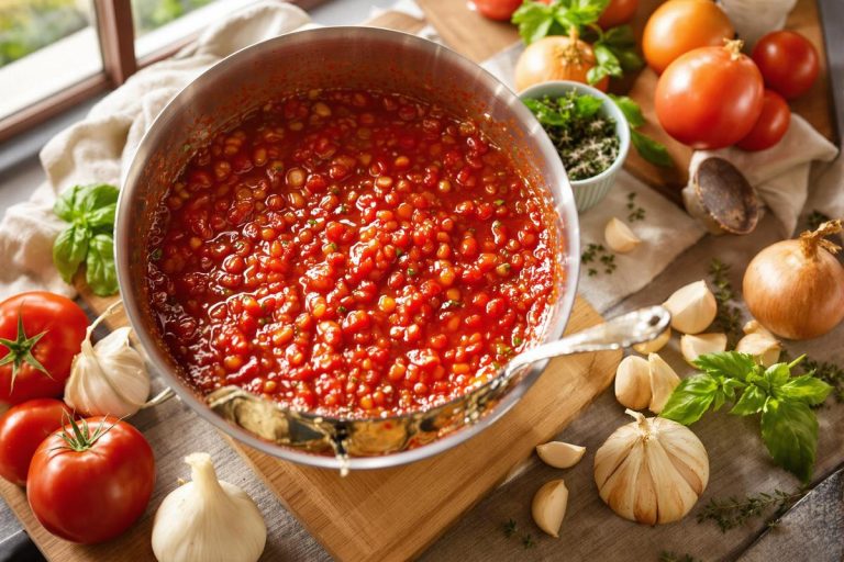 Faire votre sauce tomate maison n'a jamais été aussi simple avec cette recette. Voici comment la réaliser étape par étape..jpg