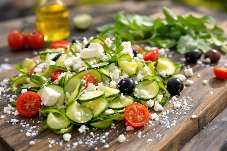 Je ne pourrais manger plus que ça tout l'été : cette salade de courgettes à la feta est à noter dans votre cahier.jpg
