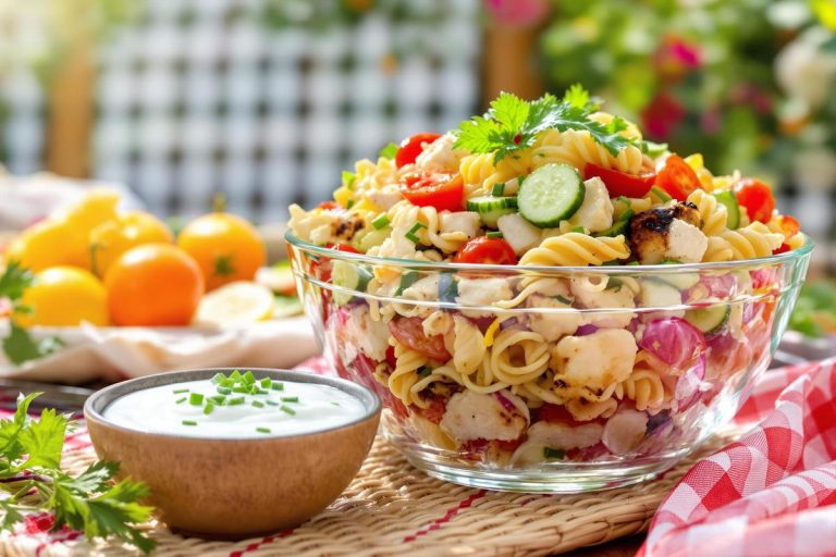 Utilisez cet ingrédient crémeux et bien plus léger que la mayonnaise pour assaisonner vos salades de pâtes cet été.jpg